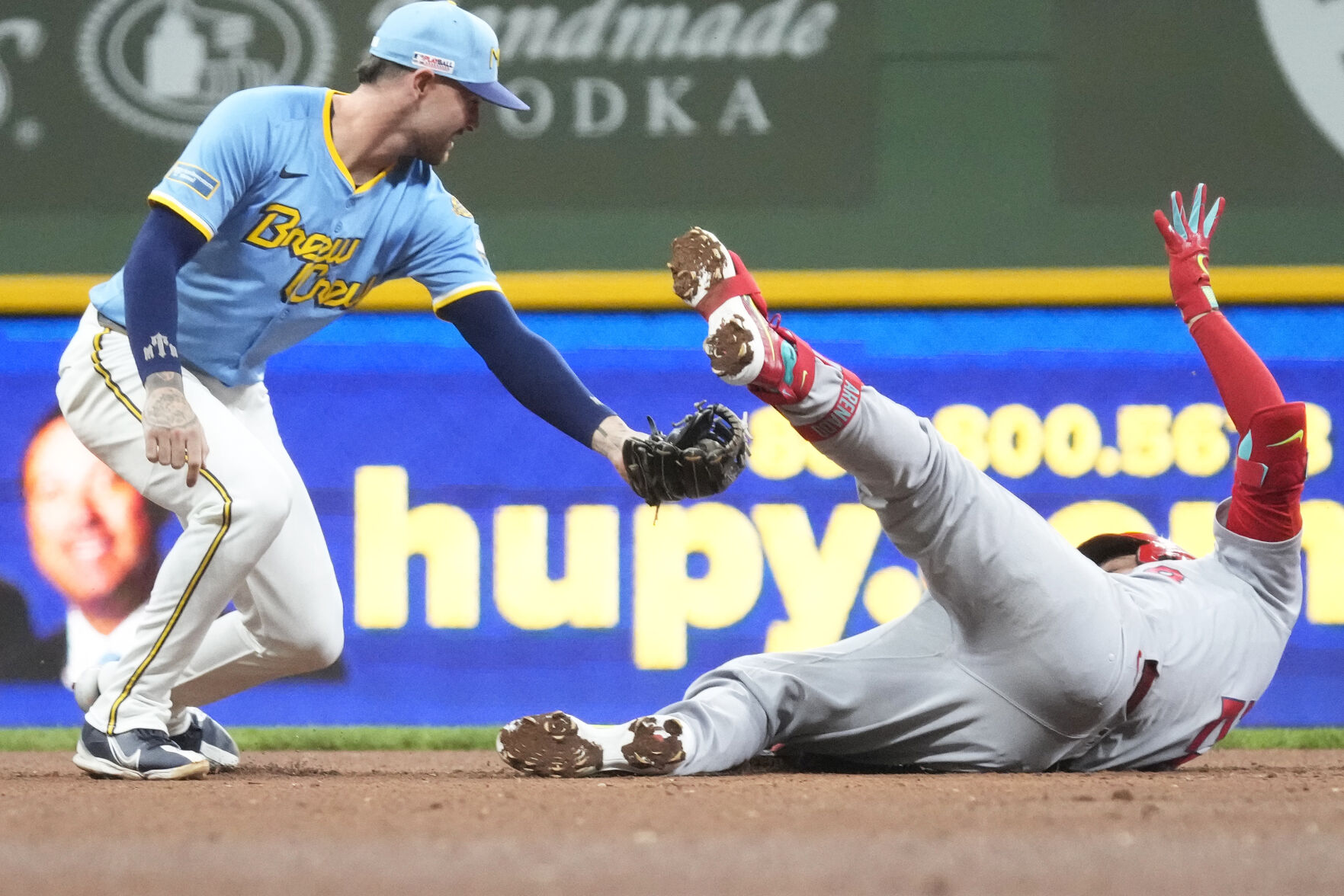 Cardinals Brewers Baseball